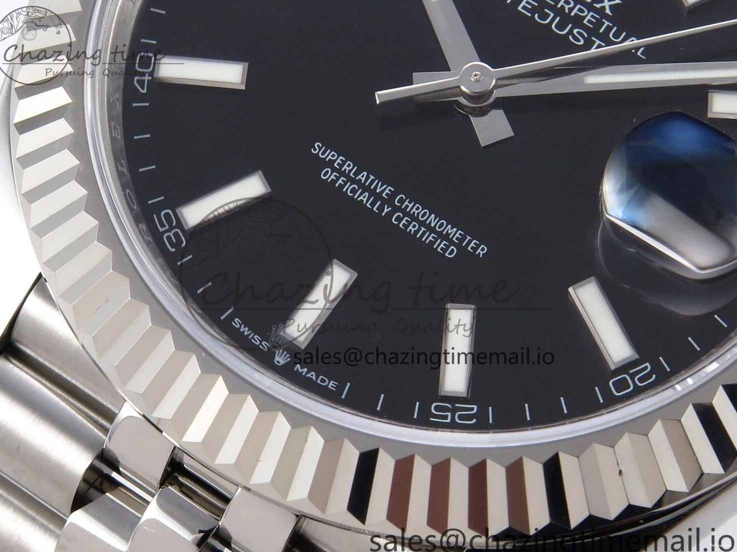 Stick DateJust Bracelet 41 Edition EWEF 126334 Best A3235 on Dial Jubilee Black 0515